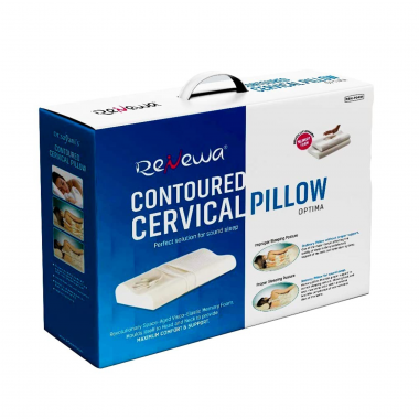 Renewa Universal Contoured Cervical Pillow with Memory Foam