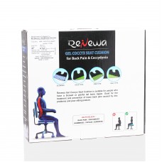 Renewa Gel coccyx seat cushion for Back Pain & Coccydynia Ball Type