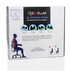 Renewa Gel coccyx seat cushion for Back Pain & Coccydynia Pipe Type