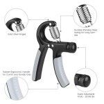 Adjustable Hand Gripper - Exerciser Strengthener Hand Exerciser Resistance 10Kg To 40Kg For Gym,Strong Wrist, Finger, Forearms (Color May Vary) Adjustable Hand Gripper - Exerciser Strengthener Hand Exerciser Resistance 10Kg To 40Kg For Gym,Strong Wrist, Finger, Forearms (Color May Vary)