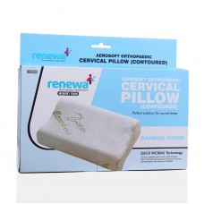 Renewa Memory foam cervical pillow With Bamboo  Cover, REN-P01B