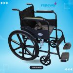 RENEWA FOLDING WHEELCHAIR WITH MAG WHEEL PC