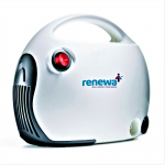 Renewa by Dr. Sayanis Compressor Nebulizer Machine For Child & Adult (White & Grey) Eco , for Home use with accessories included Adult and Child Mask in Box and Extra filters